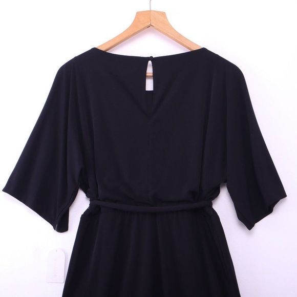 Jessica Simpson Fringe Belted Black Dress - Picture 6 of 6